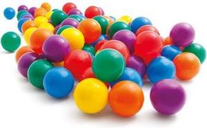 INTEX Fun Ballz 100 kusů 8cm míčků s taškou - zábava od 2 let