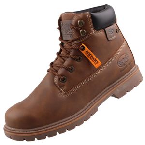 Dockers by Gerli Herren Dessert Boots Schnürboots Doc Tex Cognac Braun, Größe:EUR 43