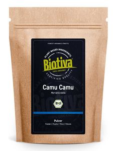Biotiva Camu Camu Pulver 100g aus biologischem Anbau