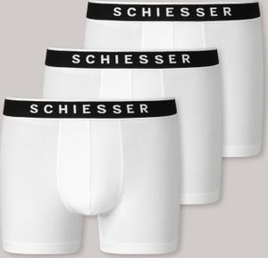 Schiesser Herren 3PACK Shorts weiss 6  ST