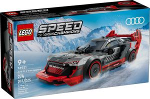 LEGO Speed Champions Audi S1 e-tron quattro Rennwagen Set mit Auto-Spielzeug zum Bauen, Spielen und Ausstellen, Modellauto für Kinder, Geschenk für 9-jährige Jungs und Mädchen 76921