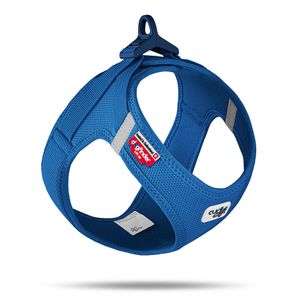 Curli Clasp Vest Geschirr Air-Mesh - blau - XL
