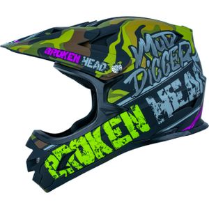 Motorradhelm Broken Head Downhill und MTB Helm Mud Digger Größe: XS (54-55 cm)