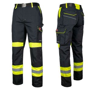 Arbeitskleidung ART.MaSter CLASSIC-VIS schwarz/gelb Bundhose 54