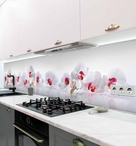 Küchenrückwand Orchidee Weiss selbstklebend, groesse_krw:280 x 60cm