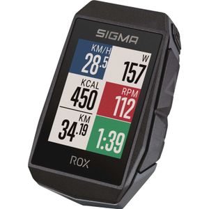 Sigma Rox 11.1 GPS Fahrradcomputer schwarz HR + CAD/Geschwindigkeitssensor Set