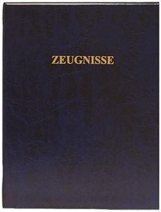 ROTH Zeugnisringbuch Kunststoff DIN A4 dunkelblau