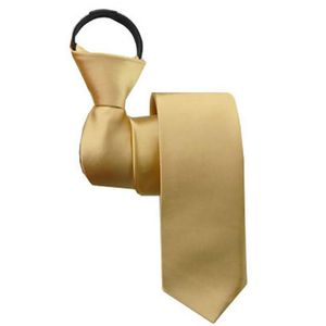 Krawatte Bequeme moderne Krawatte mit glatter Schleife für Outdoor-Champagner