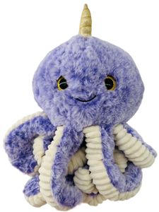 soma Kuscheltier Krake Plüsch Spielzeug Octopus Kuscheltier Cartoon Oktopus Lila 34 cm (1-St), Kuscheltier Cartoon Oktopus Stofftiere Plüschtiere Geburtstag Geschenk