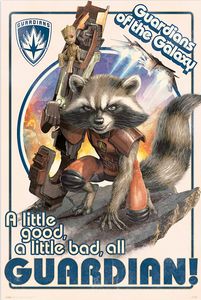 Guardians of the Galaxy Poster Rocket & Baby Groot 91,5 x 61 cm