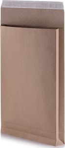 LOGIC PACK 10 Faltentaschen C4 4 cm Versandtaschen 229 x 324 x 40 mm haftklebend braun