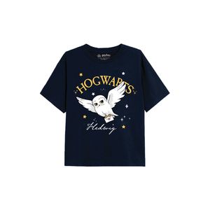 Harry Potter - T-Shirt für Mädchen TV2200 (140) (Marineblau)