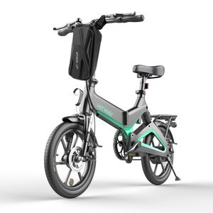 HITWAY Elektrofahrrad,E-Bike mit Tasche,16 Zoll Klapprad Elektrofahrräder, mit LED-Vorderlicht , 7,5 Ah / 36 V, Doppel-Ddisc-Bremsen vorne und hinten Elektrofahrräder klapprad