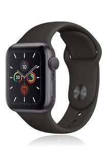 Apple Watch Series 5 Aluminium Cellular Space Grey, 44mm, Sportarmband schwarz, MWWE2FD/A