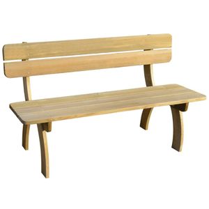 Gartenbank Parkbank Friesenbank 150 cm Imprägniertes Kiefernholz