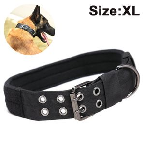 GepolstertesHalsband mit Dornschnalle, 25 mm breit, für kleine und große Hunde geeignetes Hundehalsband（XL, 51-61cm）