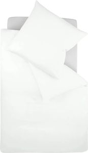 Fleuresse Interlock-Jersey-Bettwäsche colours weiß 1000 155 cm x 200 cm
