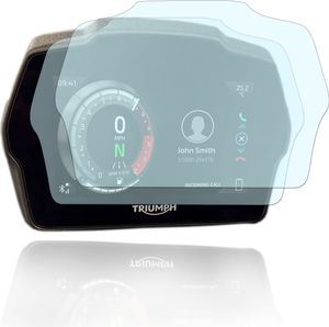 Tachoschutzfolie Displayschutzfolie passend für Triumph Speed Triple 1200 RS 2021+ 1x Ultra Clear / 1x Anti Glare