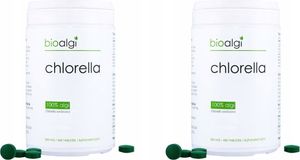 2x Chlorella Premium Bioalgae - nejvyšší kvalita a účinnost 400 tablet
