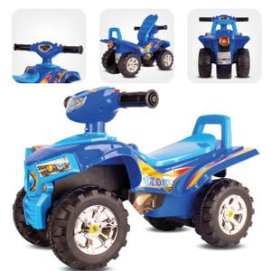 Rutscher Kinderfahrzeug Rutschauto Kinderauto babyauto Quad blau