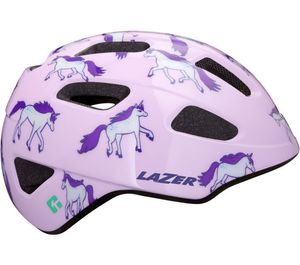 Dziecięcy kask rowerowy LAZER Nutz KinetiCore, Jednorożce