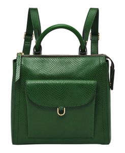 FOSSIL Freizeitrucksack Schultertasche Parker Mini Backpack Medium Green grün