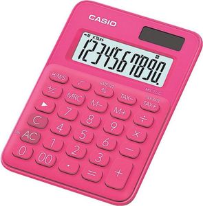 Casio MS-7 UC RD anzeigender Tischrechner rot