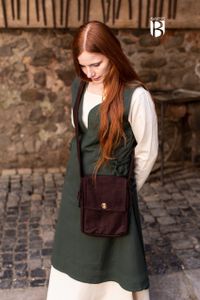 Mittelalter Tasche oder Beutel Juna Wolle Braun