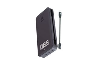 Xtorm Powerbank Titan Pro 60W, 24.000 MAH, XB401, USB-C-PD-PD, LED-Indikator, kompatibel mit Smartphone-Tablet und Laptop, XB4-Serie, einschließlich magnetisches USB-Kabel, langlebiges Material, Grau
