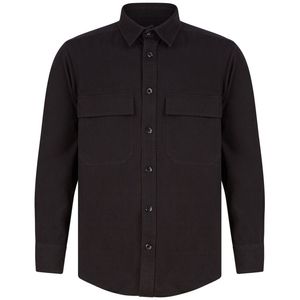 Front Row - Hemdjacke für Herren/Damen Uni RW8590 (XL) (Schwarz)