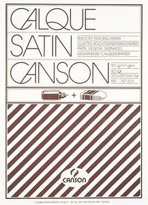 CANSON Transparentpapierblock DIN A4 90 g/qm 50 Blatt