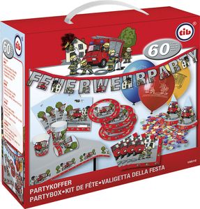 Feuerwehr - Party-Koffer für 8 Personen