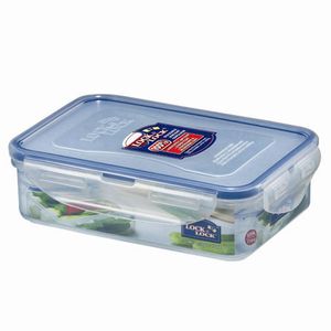 Vorratsdose Lock&Lock 550ml, Gefrierdosen mit Silikondichtung, stapelbare Brotzeitdosen, Snackbox 18x13x5cm