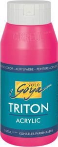 Kreul Solo Goya Triton Farba akrylowa Fluorescent Pink 750 ml 1 szt