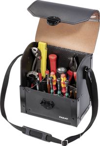 Werkzeugtasche Rindleder mit Mittelwand