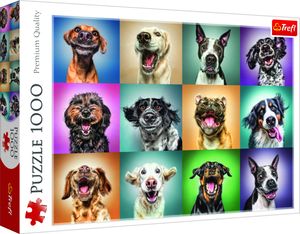 Trefl 10462 Lustige Hunde Porträts 1000 Teile Puzzle