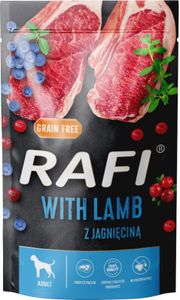 Rafi krmivo pre psov s jahňacím mäsom v sáčku 500 G