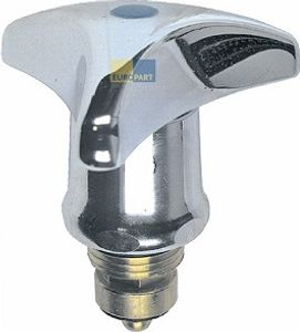 Europart Knebel 1/2" mit Innenoberteil Kaltwasser blau für Armatur