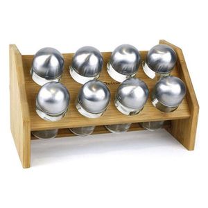 Gewürzspender aus Bambus Quttin (8 pcs) (25 x 14,5 x 14,5 cm)