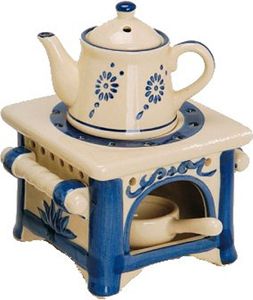 Davartis - Keramik Duftlampe Nostalgie - Duftstövchen / Ölwärmer
