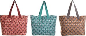 Damen Handtasche Home ESPRIT Braun türkis Koralle 55 x 14 x 35 cm (3 Stück) Damen Handtasche Home ESPRIT Braun türkis Koralle 55 x 14 x 35 cm (3 Stück)