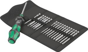 Bitsortiment KK Turbo 1 19-tlg.Schlitz/PH/PZD/TORX®/6Kt.WERA