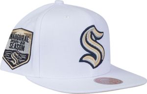 Mitchell & Ness Snapback Kšiltovka WINTER WHITE Seattle Kraken Mitchell & Ness Snapback Kšiltovka WINTER WHITE Seattle Kraken