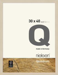 Nielsen Quadrum drevený rám 30x40cm javor normálny profil skleneného bloku