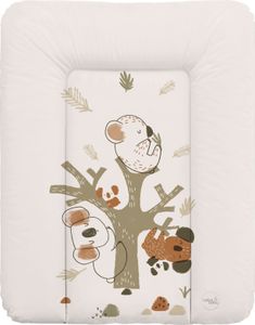 Ceba Baby® weiche Wickelauflage 50x70 cm - Baby Wickelunterlage - Wickeltischauflage für Junge und Mädchen - Wasserdicht, abwaschbar - Koala
