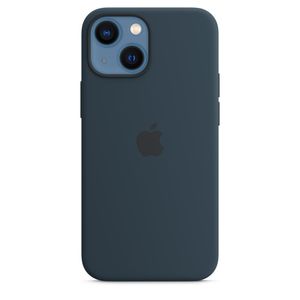 Apple Silikon Case iPhone 13 mini     bu  mit Magsafe, absyssblau