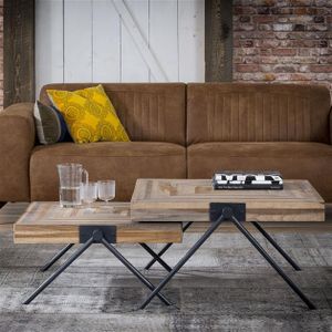 Hoyz - Couchtisch Teca - Balance - 80x80x43 - Holz