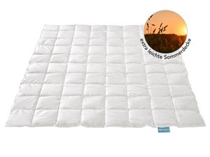 Hochwertige Daunendecke | extra leicht | 135 x 200 cm | 90% Daunen / 10% Federn | Füllgewicht: 200g | XDREAM Nature Hochwertige Daunendecke | extra leicht | 135 x 200 cm | 90% Daunen / 10% Federn | Füllgewicht: 200g | XDREAM Nature