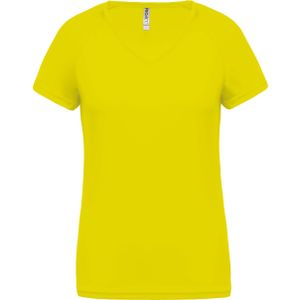 Kariban ProAct | PA477 Damen V-Neck Sport T-Shirt, Größe:XL, Farbe:Fluorescent Orange