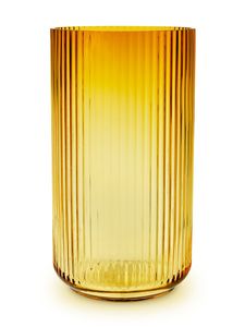 Lyngby Porcelæn - Glasvase, amber 38 cm